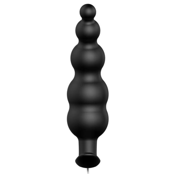 Pretty Love - Anal Plug Silicone Extra stimulaatio ja 12 värinätilaa musta