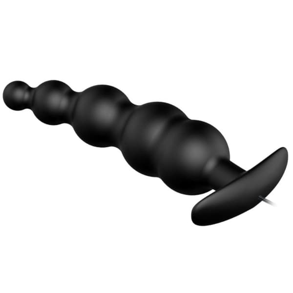Pretty Love - Anal Plug Silicone Extra stimulaatio ja 12 värinätilaa musta