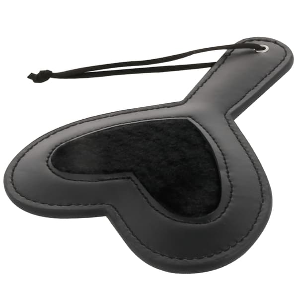 Darkness - Black Fetish Love Velour Paddle