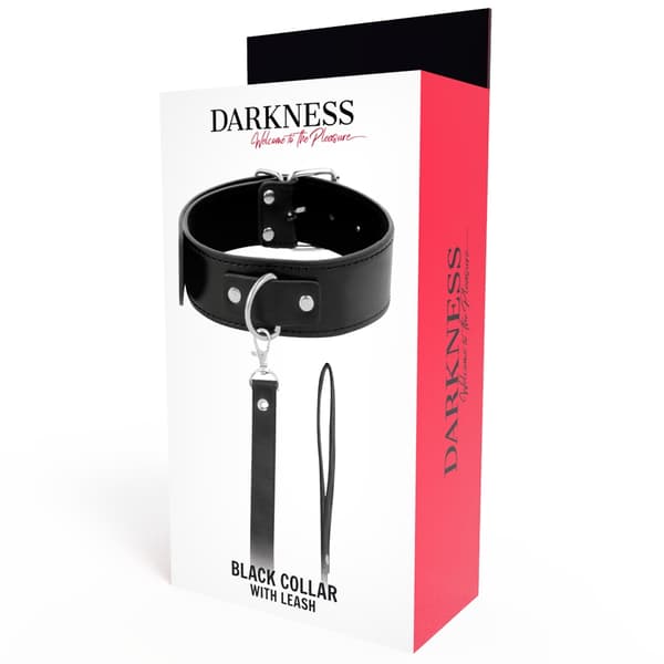 Darkness - Posture Halskjede Med Lærkjede