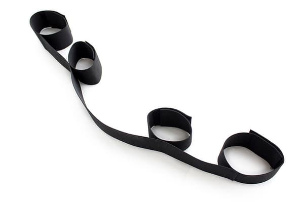 Ohmama Fetish - Spreader Soft Bar Full Nylon håndleddsbegrensninger