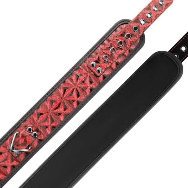 Begme - Red Edition Premium Vegansk läderkrage med neoprenfoder