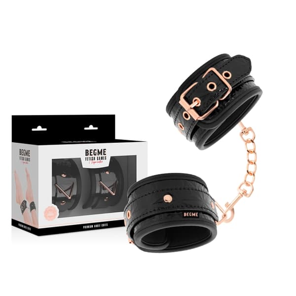 Begme - Black Edition Premium ankelmanschetter med neoprenfoder