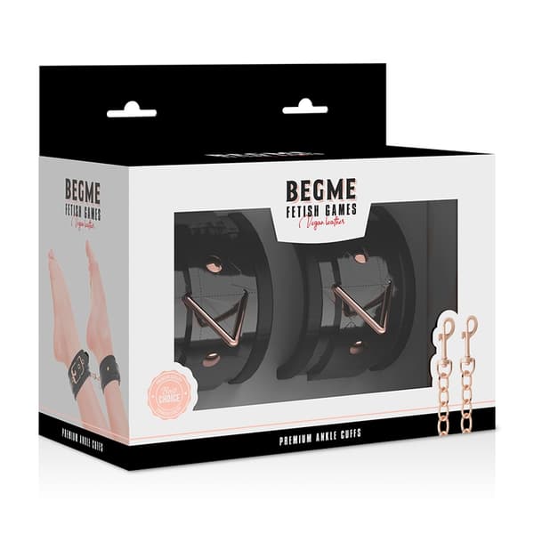 Begme - Black Edition Premium ankelmanschetter med neoprenfoder