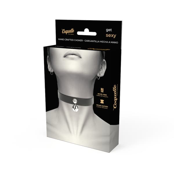 Coquette Chic Desire - Vegan Leather Halskjede Woman Rattle Accessory