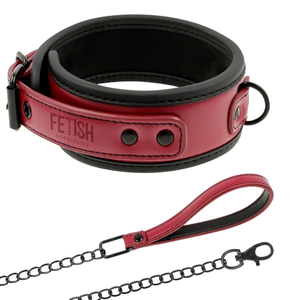 Fetish Submissive Dark Room - Neopren Lining Chain Halskjede