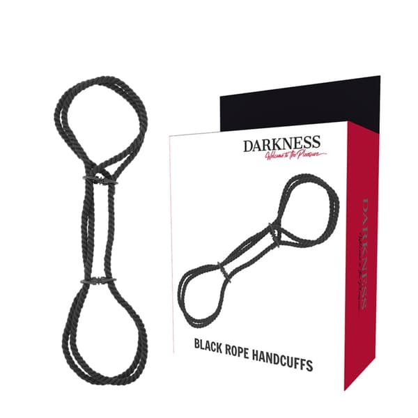 Darkness - 100 % puuvilla köysikäsiraudat tai nilkkakäsiraudat