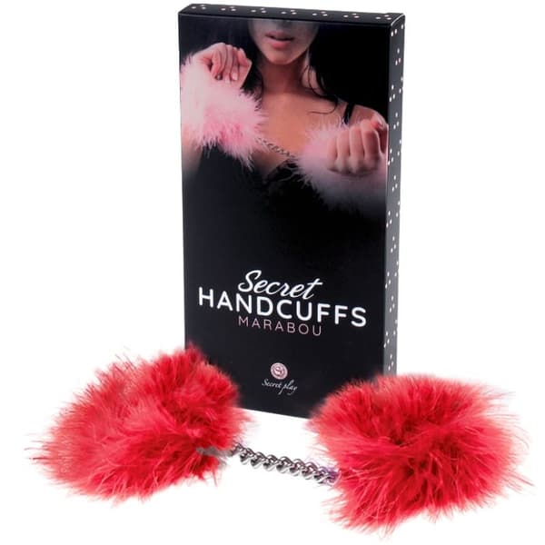 Secretplay - Röda Marabou-handbojor