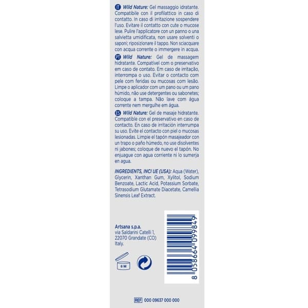 Kontrolli - Wild Nature Gel Masaje 3 En 1 200 ml
