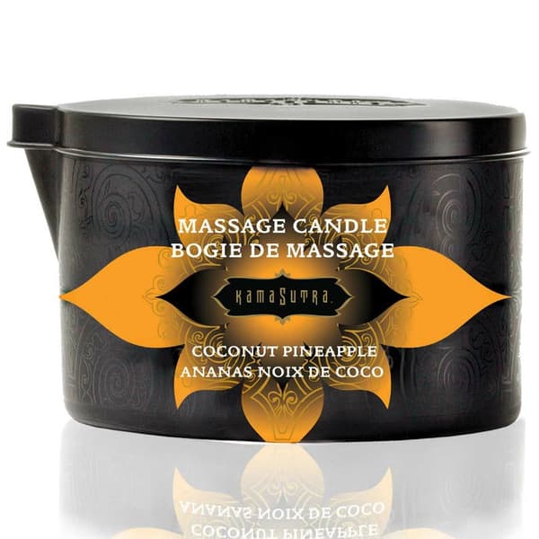 Kamasutra - Kokos och ananas massageljus 170 gr