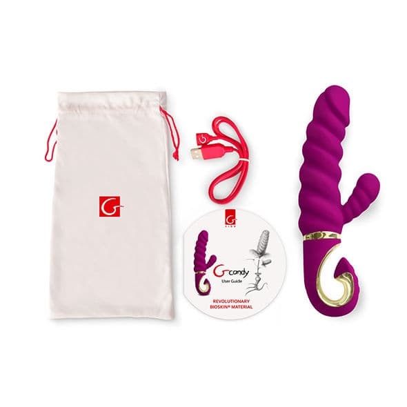 G-Vibe - Sjovt Legetøj Kanin Vibrator Gcandy Sweet Raspberry