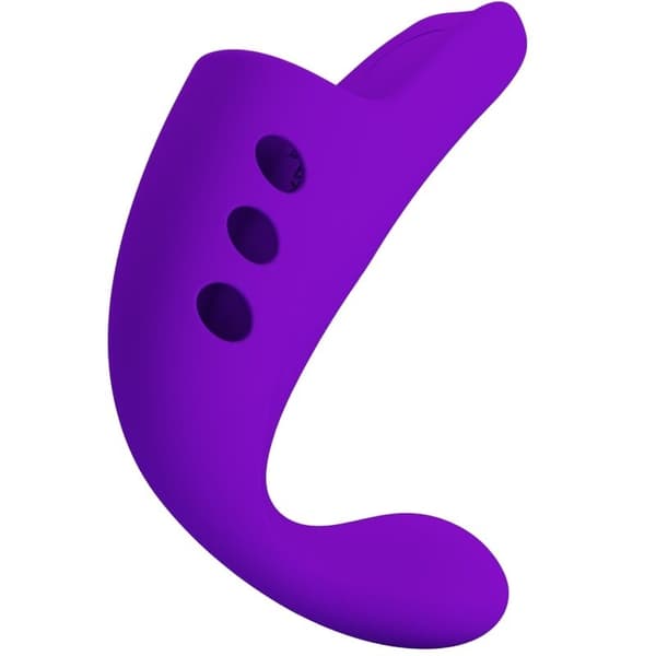 Pretty Love - Gorgon Purple oppladbar fingervibrator