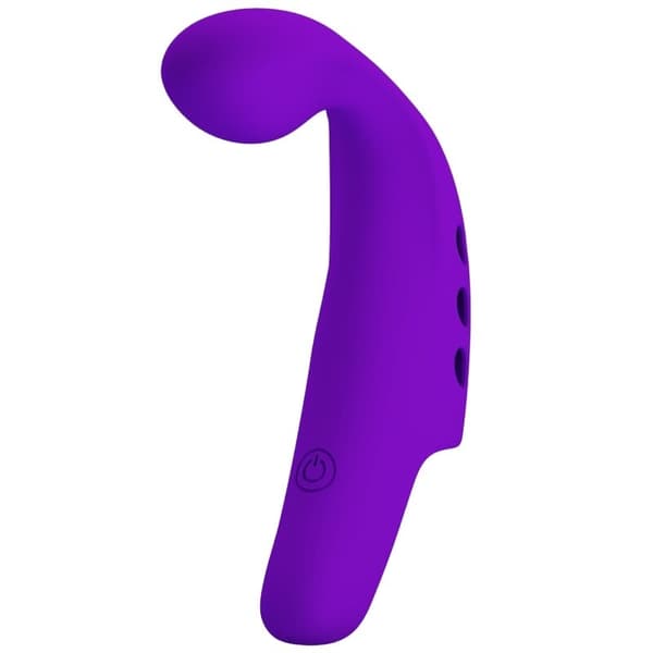 Pretty Love - Gorgon Purple oppladbar fingervibrator