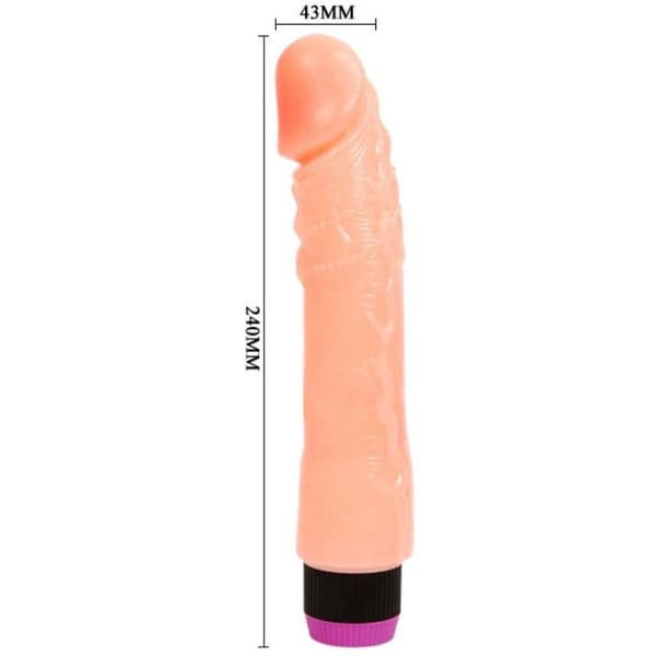 Baile - Naturlig Flexibel Realistisk Vibrator 24 Cm