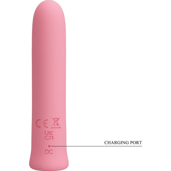 Pretty Love - Curtis Mini Super Power Vibrator 12 rosa silikonvibrasjoner