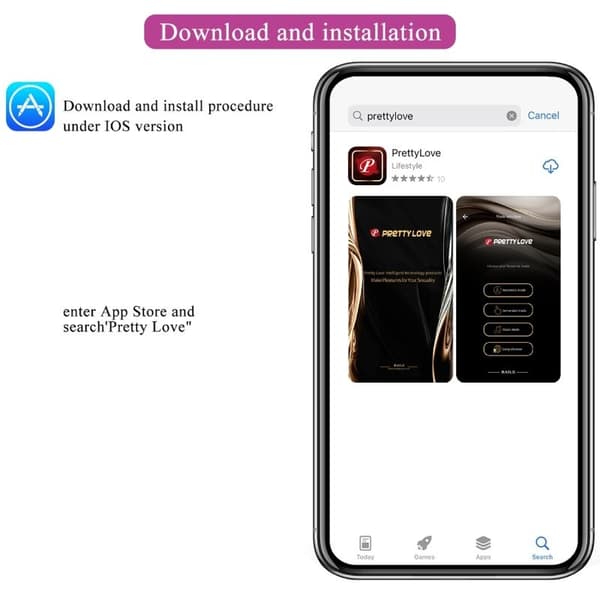Pretty Love - Hector Electroshock Vibrator Gratis App Violet