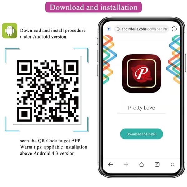 Pretty Love - Hector Electroshock Vibrator Gratis App Violet