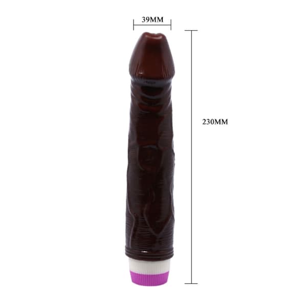 Baile - Waves Of Pleasure Vibrator 23 cm ruskea