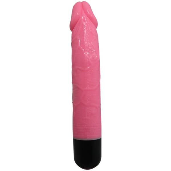 Baile - Värikäs Sex Realistic Vibrator Pinkki 23 cm