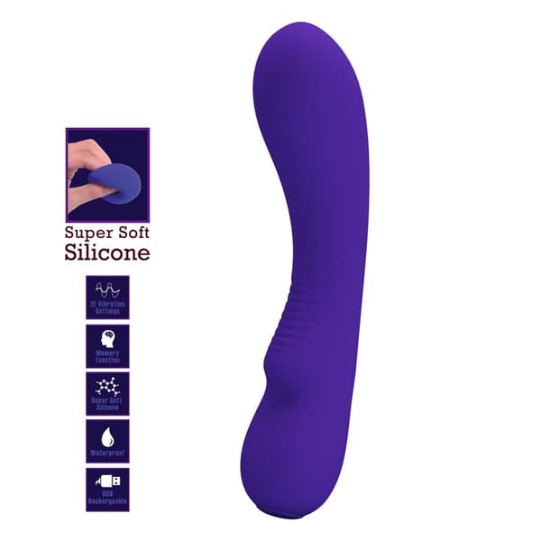 Pretty Love - Prescott oppladbar vibrator lilla