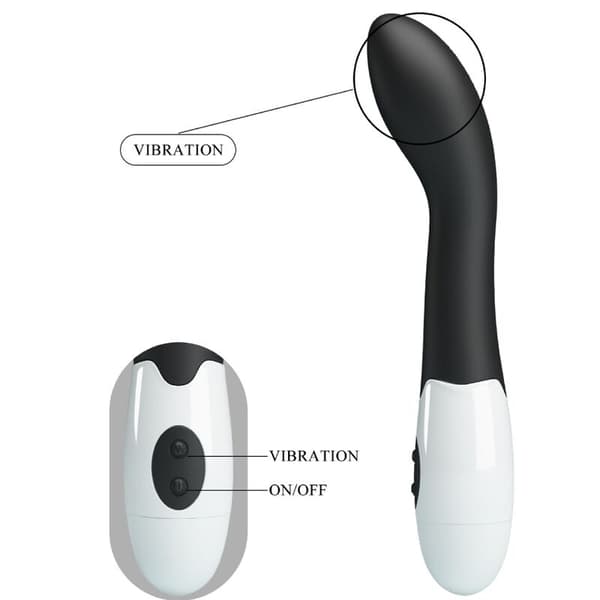 Pretty Love - Bishop G-Spot Vibrator 30 Modi Svart