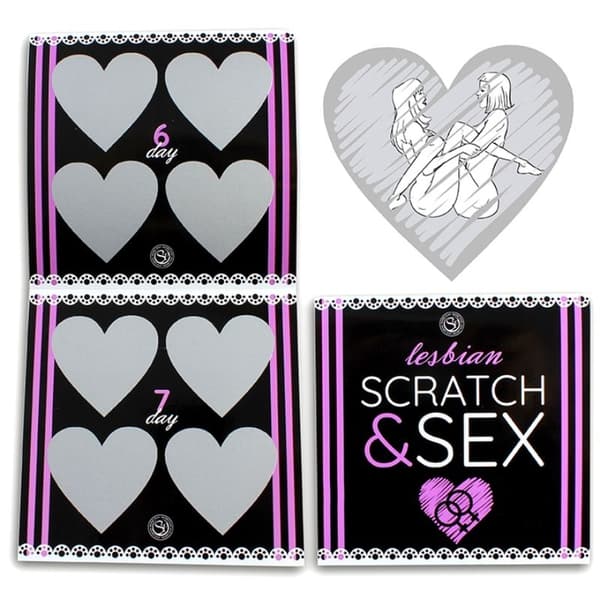 Secretplay - Scratch & Sex Game For Par Lesbiske stillinger (Es/En/Fr/Pt/De)