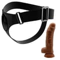 Miniatyrbild 6 av 11: Pretty Love - Selebyxa Universalsele Med Dildo Micheal 20 Cm Svart