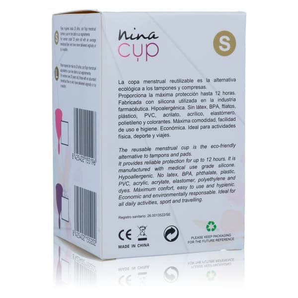Nina Kikã - Menstruationskop Pink - Str. S