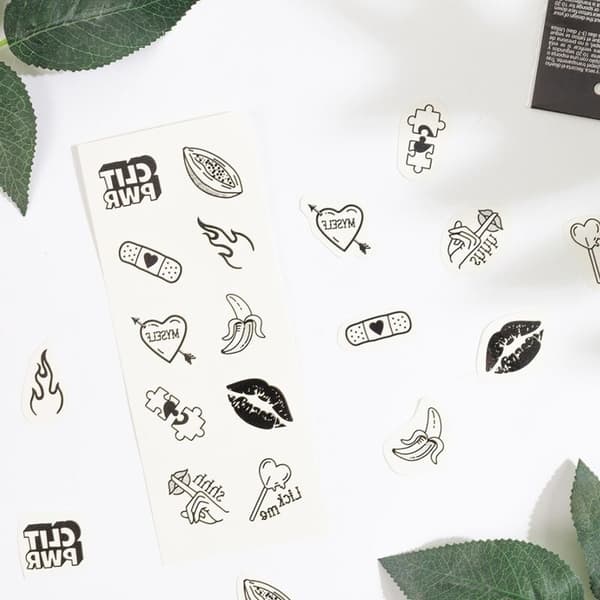 Secret Play - Sæt med 10 Candy Collection Midlertidige Tatoveringer
