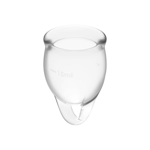 Satisfyer - Føl dig selvsikker Menstruationskop Klar 15 + 20 Ml