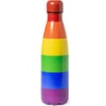 Miniatyrbild 2 av 2: Pride - Metallisk varmvattenberedare med Lgbt-flaggan