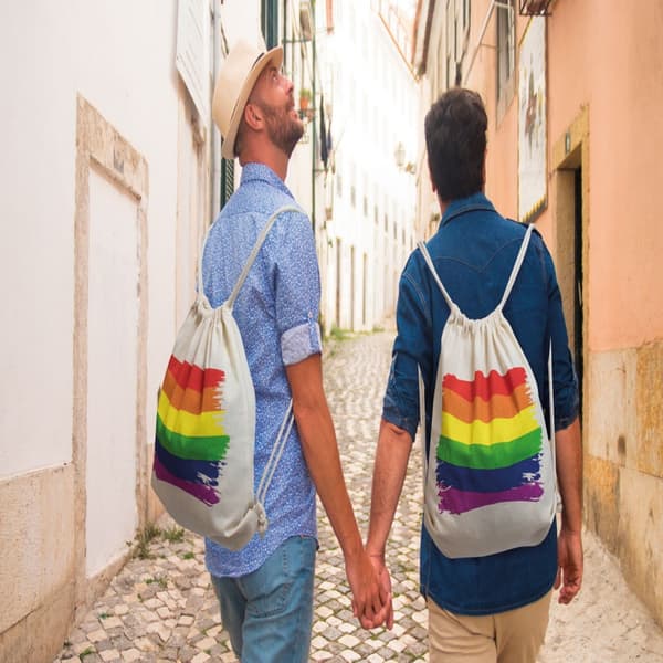 Pride - Bomuld Lgbt Flag rygsæk