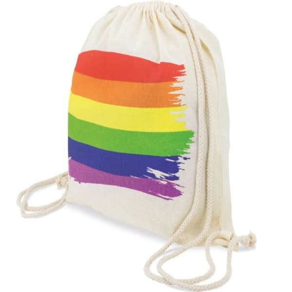 Pride - Bomuld Lgbt Flag rygsæk