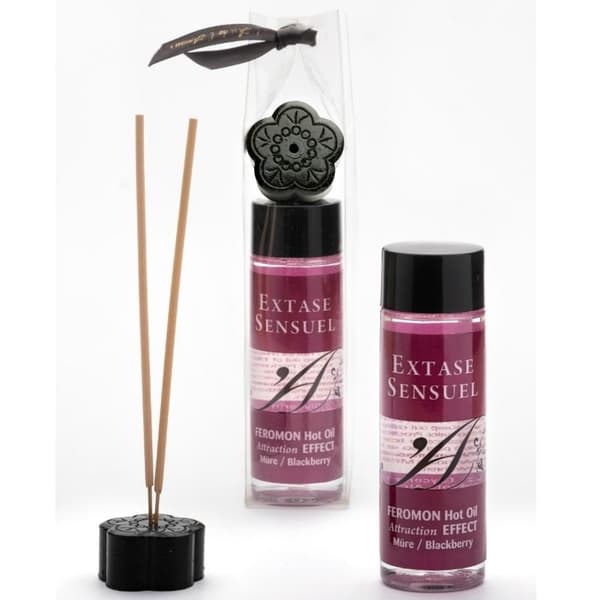 Extase Sensual - Värmeeffekt Massageolja Med Blackberry Feromoner 100 Ml