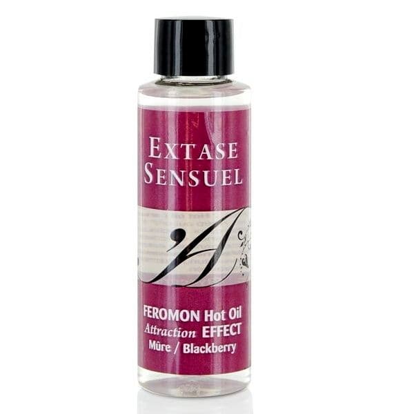 Extase Sensual - Värmeeffekt Massageolja Med Blackberry Feromoner 100 Ml