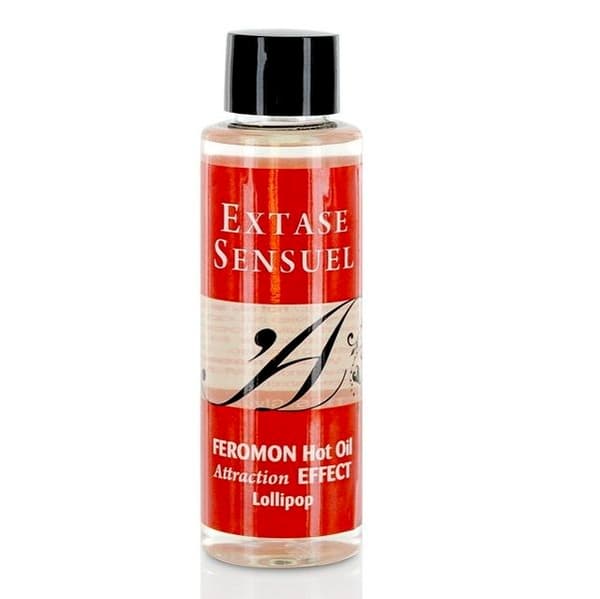 Extase Sensual - Varmeeffekt Massasjeolje Med Pirulet Feromoner 100 Ml