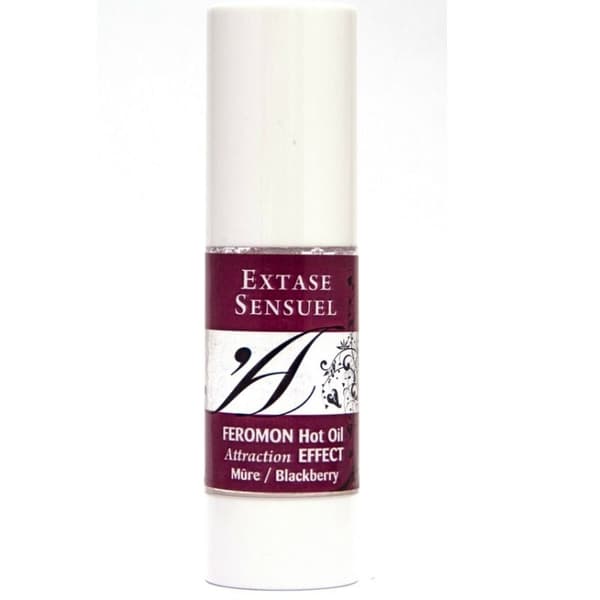 Extase Sensual - Lämmitysvaikutteinen hierontaöljy karhunvatukkaferomonien kanssa 30 ml
