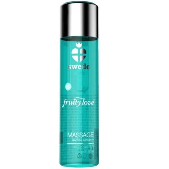Swede - Fruity Love Warming Effect Massage Oil Solbær Og Lime 60 Ml