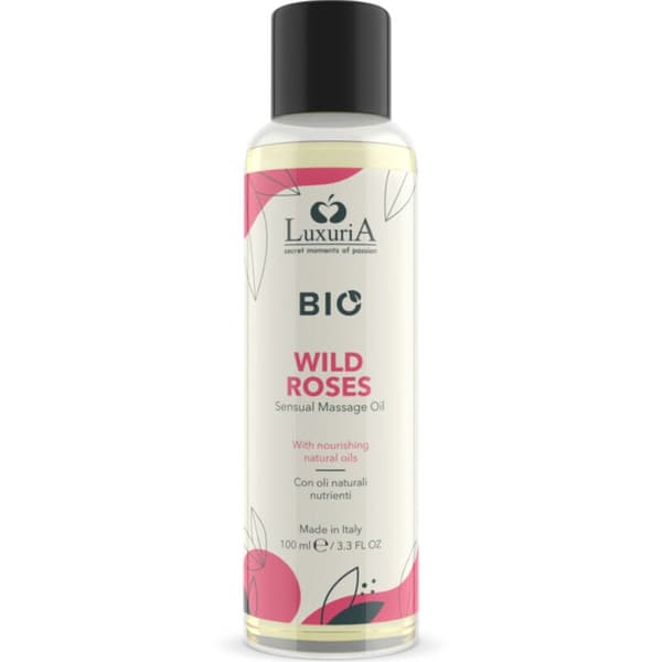 Intimateline Luxuria - Bio Wild Roses Massasjeolje 100 Ml