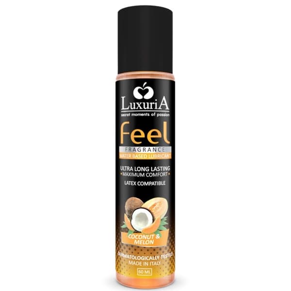 Intimateline - Luxuria Feel kokos og melon vannbasert glidemiddel 60 ml