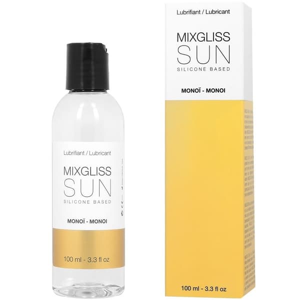 Mixgliss - Baserat silikonbassmörjmedel Aroma Monoi 100Ml