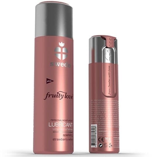 Swede - Fruity Love Lubricant kuohuviini mansikkaviini 100 ml