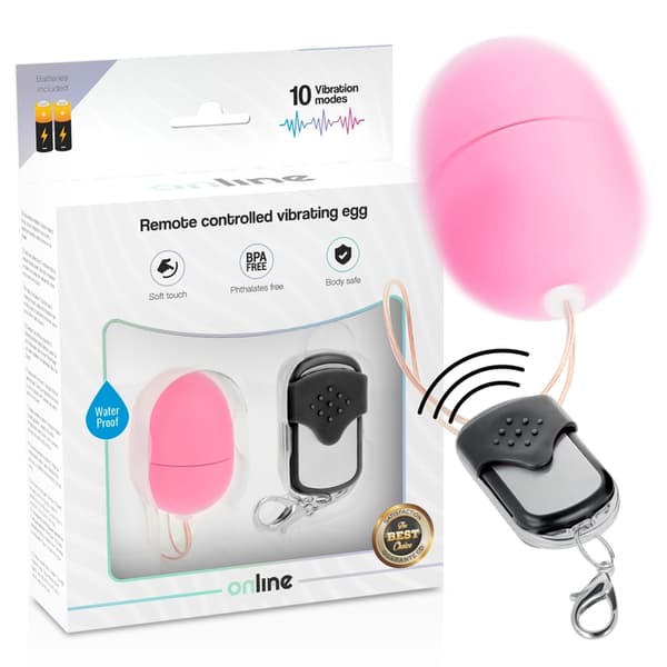 Online - Fjernkontroll Vibrerende Egg S Rosa