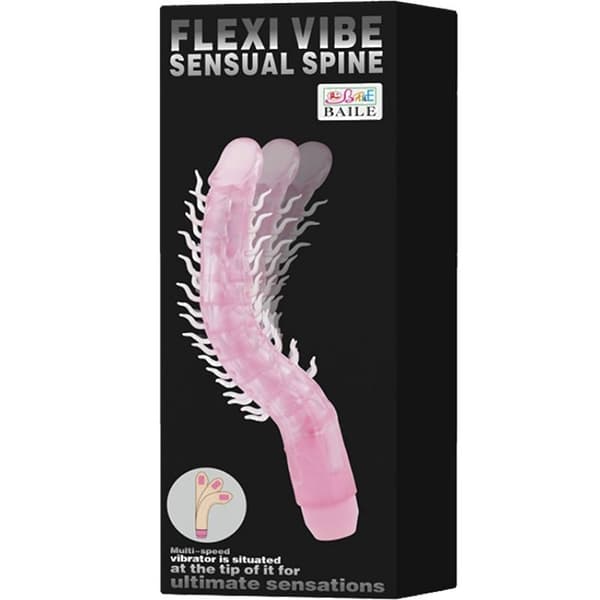 Baile - Flexi Vibe Sensual Spine Bendable Vibrating Dildo Syrin 23,5 Cm
