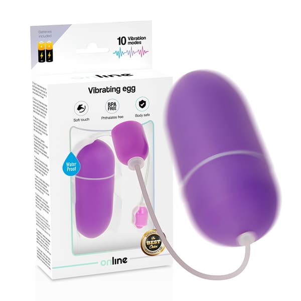 Online - Vedenpitävä värisevä muna violetti