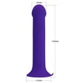 Miniatyrbilde 5 av 9: Pretty Love - Murray Youth Vibrating Dildo & Oppladbar Violet