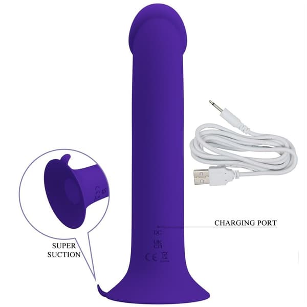 Pretty Love - Murray Youth Vibrating Dildo & Oppladbar Violet