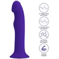 Miniatyrbilde 8 av 9: Pretty Love - Murray Youth Vibrating Dildo & Oppladbar Violet