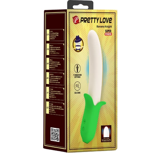 Pretty Love - Banana Knight Super Power 7 Silikonvibrationer