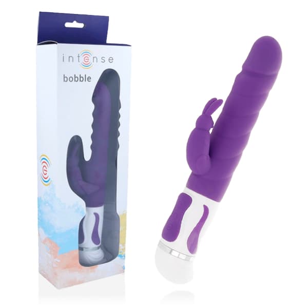 Intense - Bobble Vibrator Rotator lilla silikone